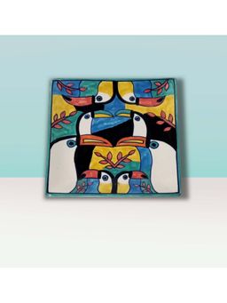Amalfiee Ceramics - Handmade And Handpainted Tropical Bay Square Plate