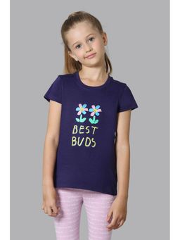 Van Heusen - Girls Ultra Soft & Round Neck T-Shirt - Astral Aura