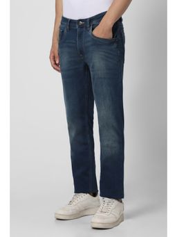 Van Heusen - Men Navy Blue Dark Wash Slim Fit Jeans