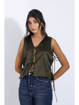 PLUM AND SODA - Front And Side Tie Up Top