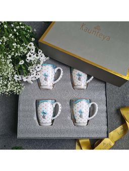 Kaunteya - Gift Set Dasara Set Of 4 Coffee Mugs