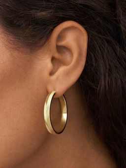Fossil - Harlow Gold Hoops Earring JF04538710