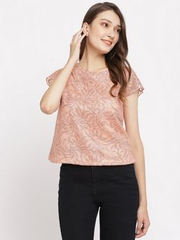 Latin Quarters - Women Top Peach Top
