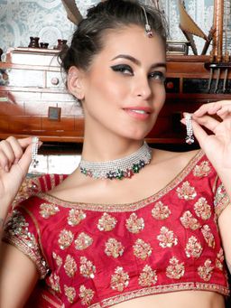 Odette - Stunning Silver Choker (Set of 3)