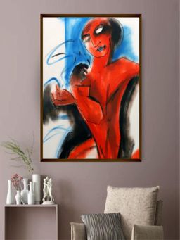 The Art House - Abstract Painting Multicolor (40X30 Inches)