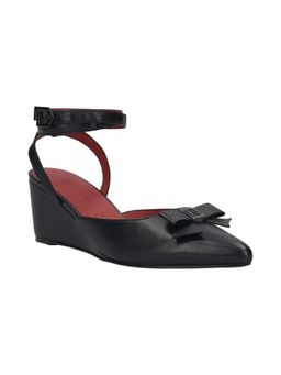 BAGATT - Kezia Black Womens Ankle Strap Heels