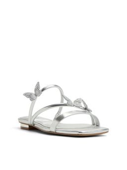 Aldo - Silver Synthetic Flats