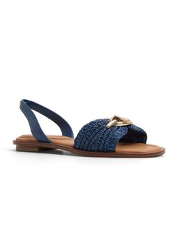 Aldo - Navy Blue Textile Flats