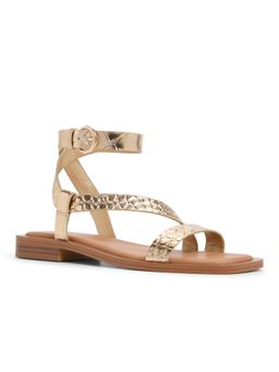 Aldo - Gold Leather Heels