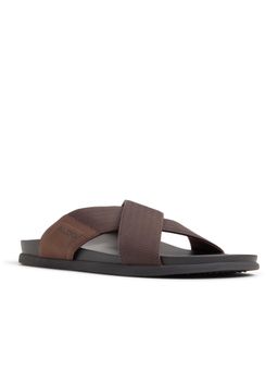 Aldo - Brown Textile Sandals