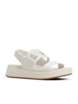 Aldo - White Leather Heels