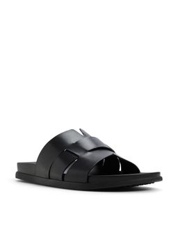Aldo - Black Leather Sandals