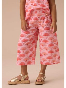 ANGEL & ROCKET - Girls Regular Fit Carman Fan Floral Trouser