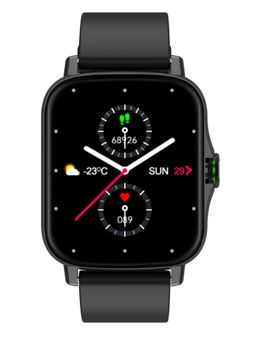 MINIX - Exclusive- Voice 1.69 Inch Bluetooth Calling Watch In Black Strap