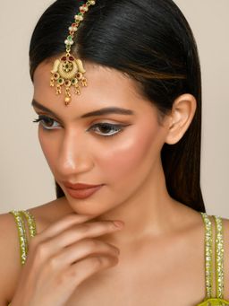 Silvermerc Designs - Kundan South Indian Wedding Mang Tikka