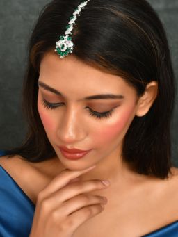 Silvermerc Designs - Traditional Ad Maang Tikka