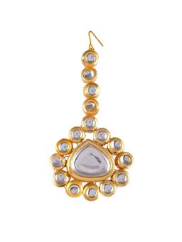 Silvermerc Designs - Bridal Kundan Maangtikka