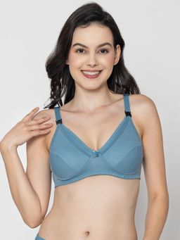 Mine4Nine - Mothercare Non-Padded Nursing Bra-Steel Blue