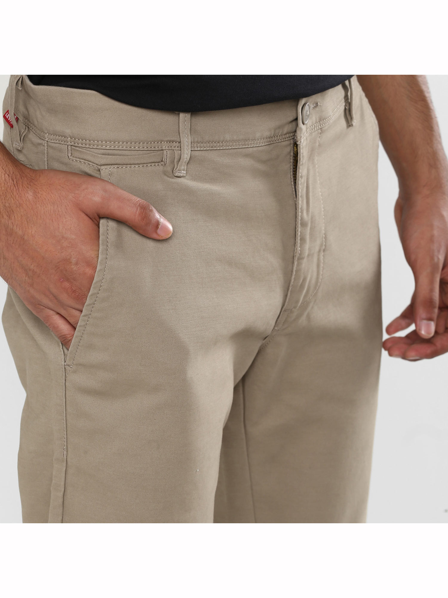 Buy Levi's Men Grey 511 Slim Trousers 