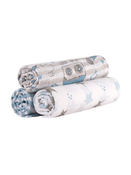 Abracadabra Swaddles (Pack of 3) - Rockstar