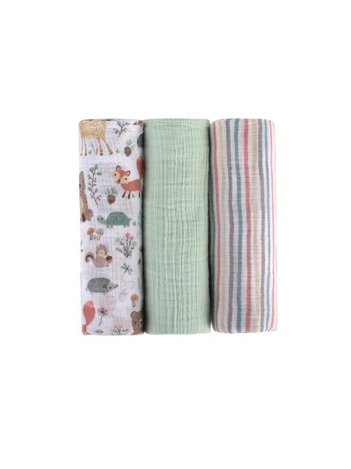 Abracadabra Swaddles (Pack of 3) - Bambi & Friends