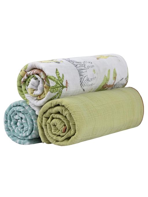 Abracadabra Swaddles (Pack of 3) - Savanna