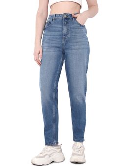 ONLY - Women Slouchy Fit High-Rise Blue Jeans