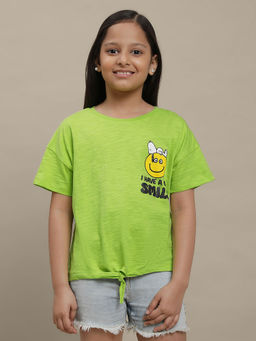 Kidsville - Peanuts Graphic Lemon T-Shirt for Girls