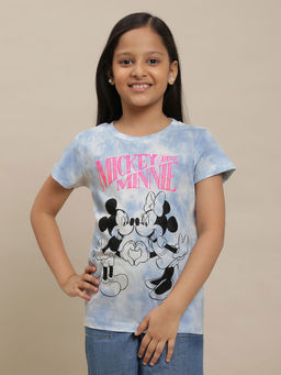 Kidsville - Mickey & Friends Graphic Blue T-Shirt for Girls
