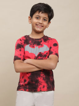 Kidsville - Batman Tie & Dye Multi Color T-Shirt for Boys