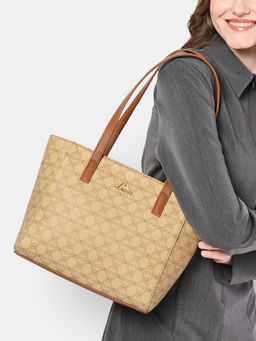 Lavie - Womens Beige Mono Betula Tote Bag (S)