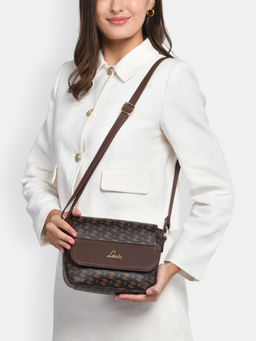 Lavie - Womens Black Beth Flap Sling Bag (M)