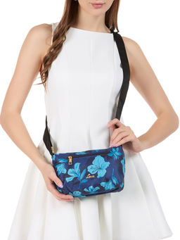Lavie - Womens Navy Blue Trixie Floral Sling Bag (M)