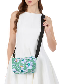 Lavie - Womens Green Trixie Floral Sling Bag (M)
