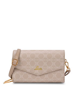 Lavie - Womens Pink Mono Sally Dual Zip Wallet with Detachable Strap (S)