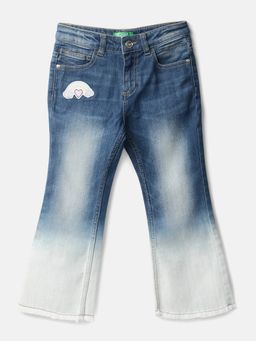 United Colors of Benetton - Girls Ombre Boot Cut Jeans