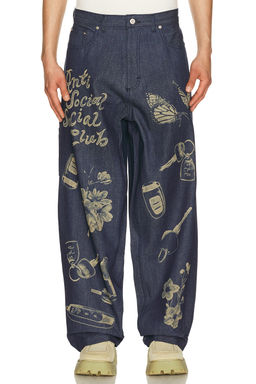 Anti Social Social Club - Laser-Etched Jeans