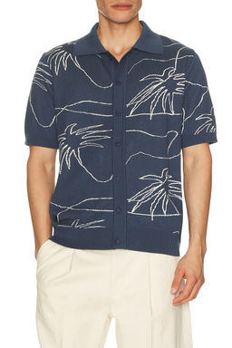 Far Afield - Palms Knitted Shirt
