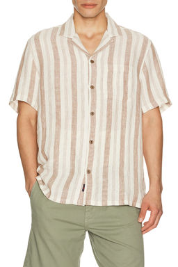 Faherty - Short Sleeve Palma Linen Camp Shirt