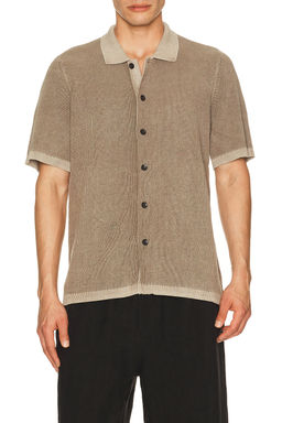Faherty - Short Sleeve Sunwashed Knitted Shirt