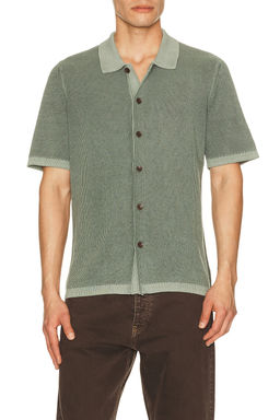 Faherty - Short Sleeve Sunwashed Knitted Shirt