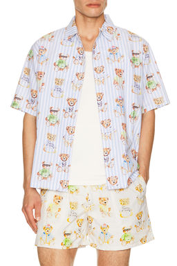 Market - Teddy Striped Woven Shirt