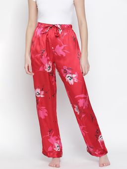 Oxolloxo - Forky Wings Floral Print Women Nightwear Pajama Pink