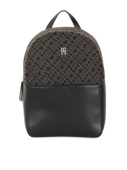 Tommy Hilfiger - Logo Black Polyester Backpack
