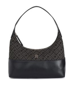 Tommy Hilfiger - Logo Black Polyester Handbag
