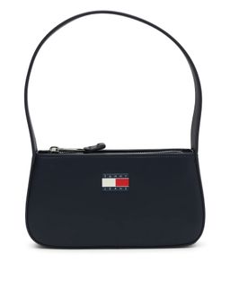 Tommy Hilfiger - Solid Blue Pu Shoulder Bag
