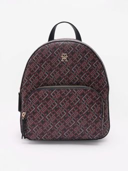 Tommy Hilfiger - Logo Maroon Pu Backpack