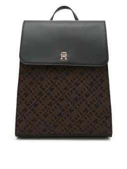 Tommy Hilfiger - Logo Black Polyester Backpack