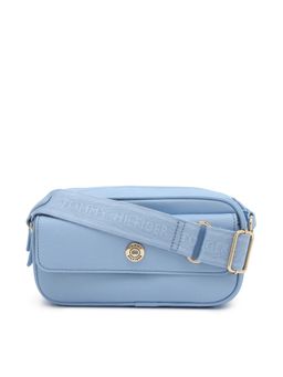 Tommy Hilfiger - Solid Blue Pu Sling Bag
