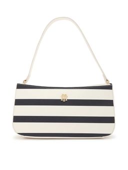 Tommy Hilfiger - Striped Blue Pu Shoulder Bag